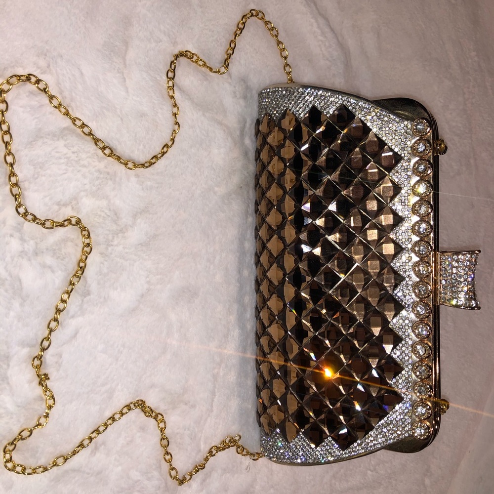 Bronze and gold Boutique clutch